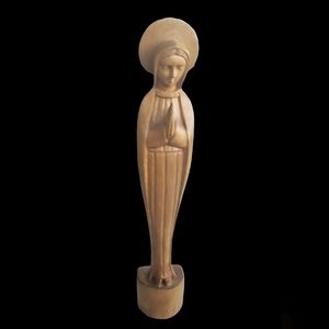 Wooden Vintage Virgin Mary